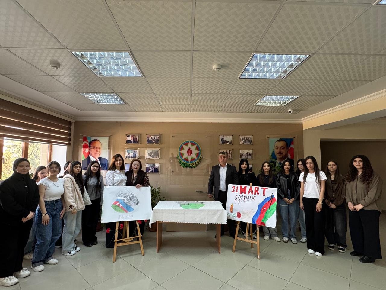 31 Mart Soyqırımı ilə bağlı inşa və rəsm müsabiqəsi keçirildi.