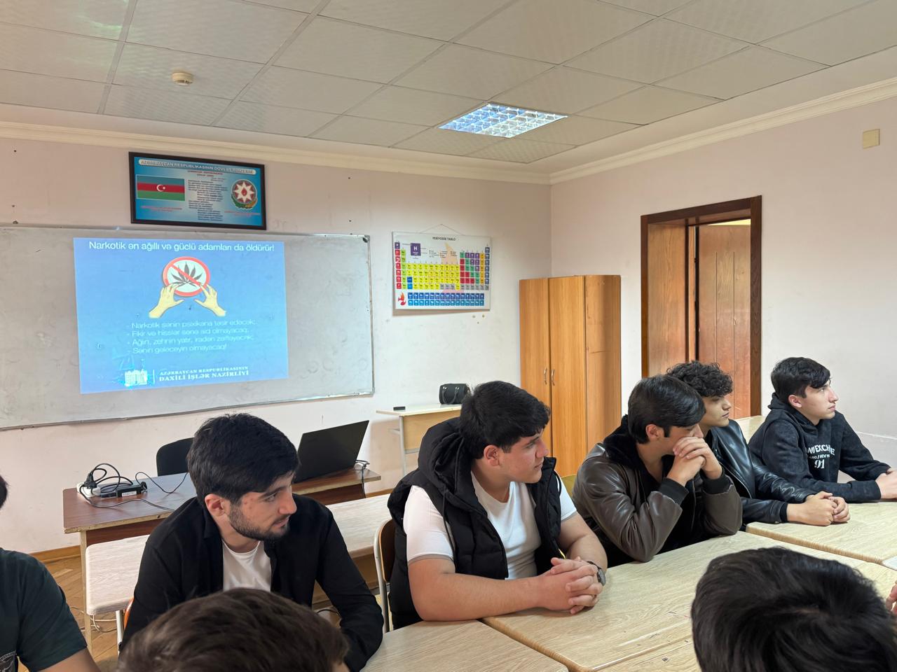 Azərbaycan Texniki Universitetin nəzdində Bakı Texniki Kollecində Narkomaniyaya qarşı növbəti tədbir keçirildi.