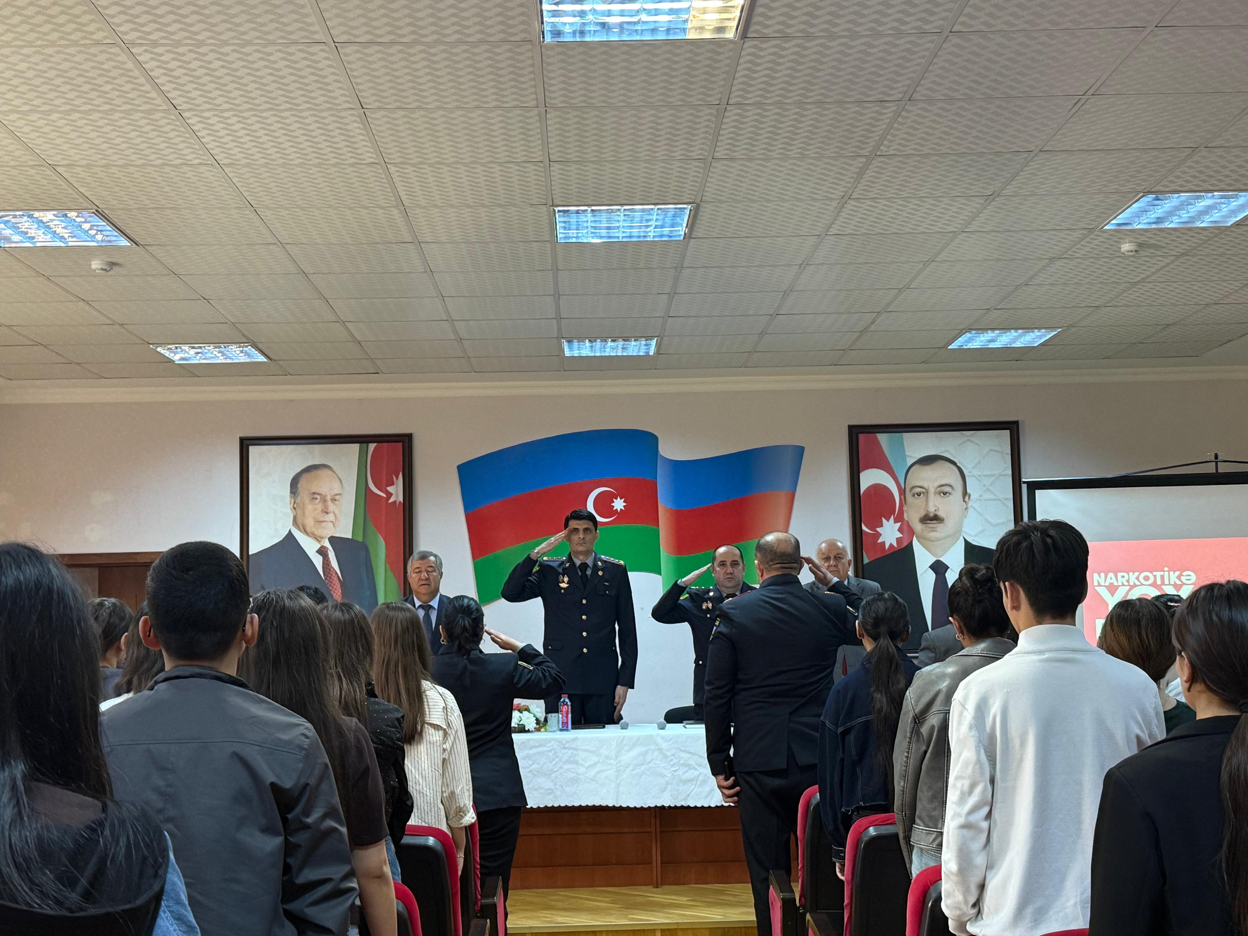 Azərbaycan Texniki Universitetin nəzdində Bakı Texniki Kollecində "Narkomaniyaya yox deyək!"adlı tədbir keçirildi.