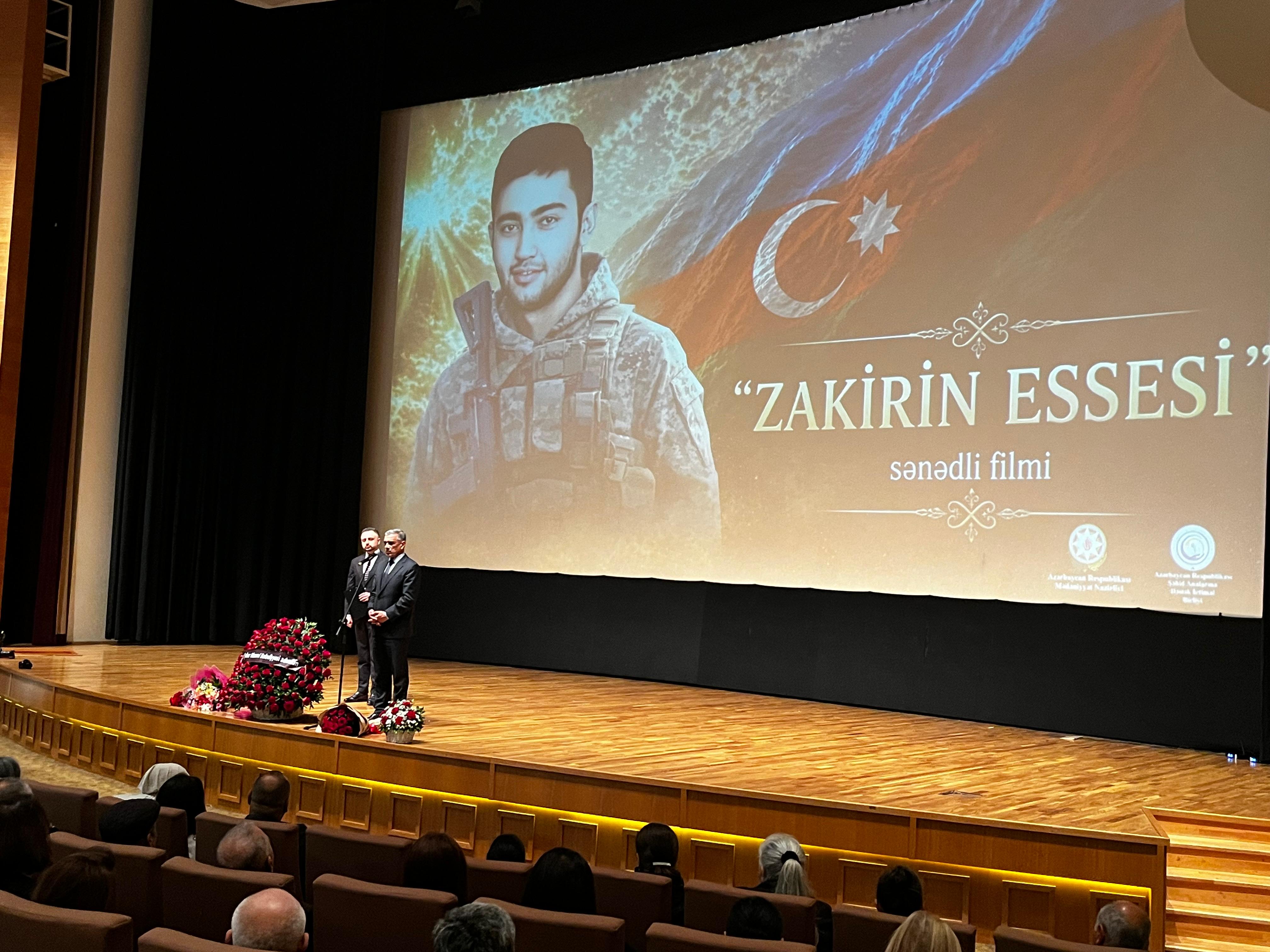 Bakı Texniki Kollecinin tələbələri "Zakirin essesi" filminin təqdimatında iştirak etdilər.